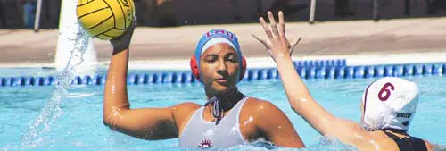 Women's Water Polo action photo